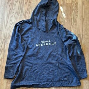 Tillamook Creamery Grey Lightweight Hoodie